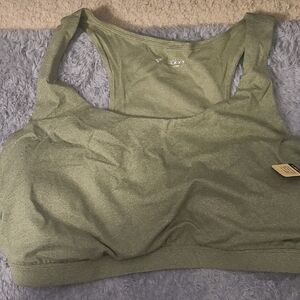 Ideology Olive Green Sports Bra Bralette